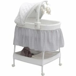 Budget 😉 Delta Children Deluxe Gliding Bassinet ⭐