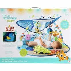 Hot Sale ❤️ Disney Baby Finding Nemo Mr. Ray's Ocean Lights Gym 😀