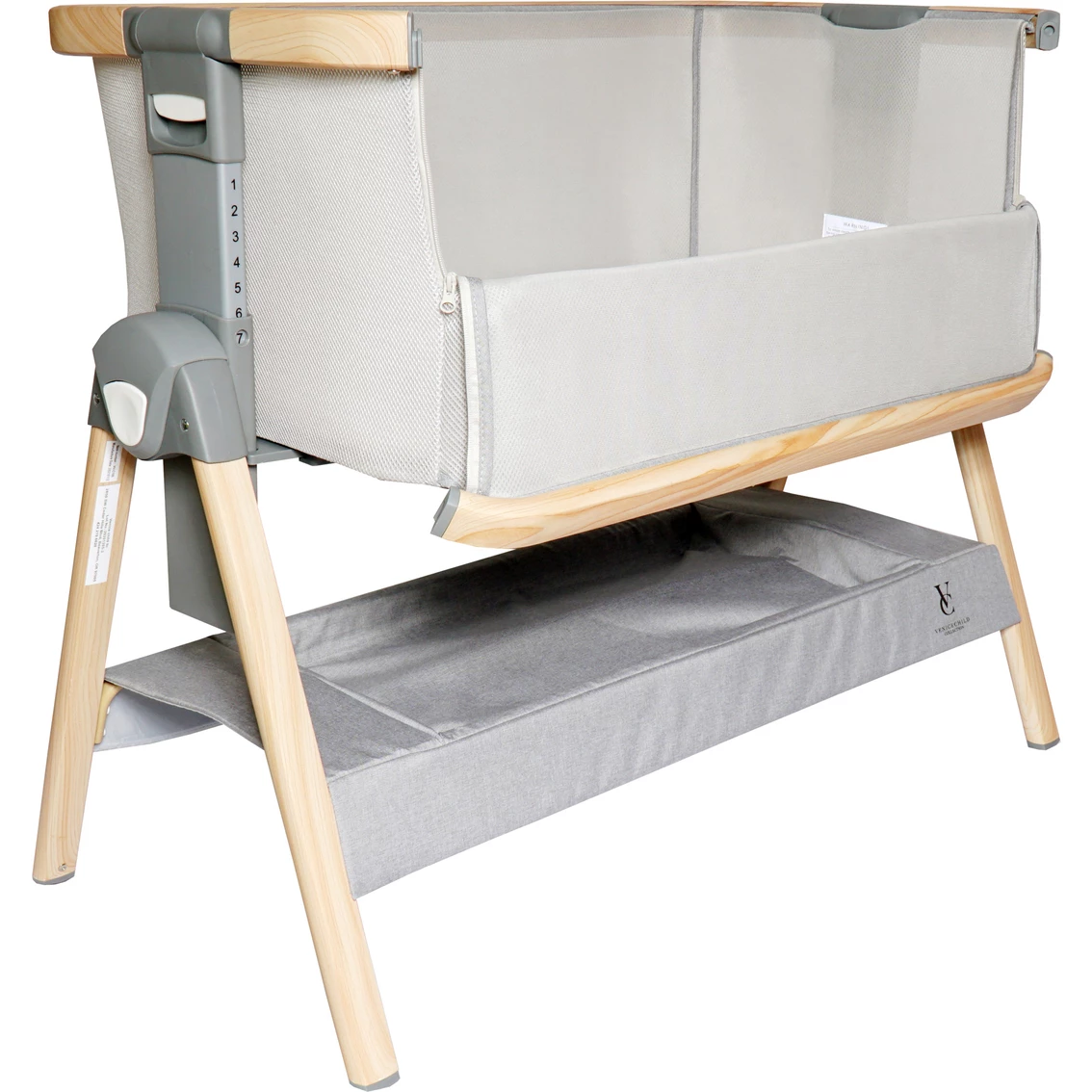 Wholesale π€© Venice Child California Dreaming Gray Wood Bedside Bassinet π 6 Wholesale π€© Venice Child California Dreaming Gray Wood Bedside Bassinet π - Image 4
