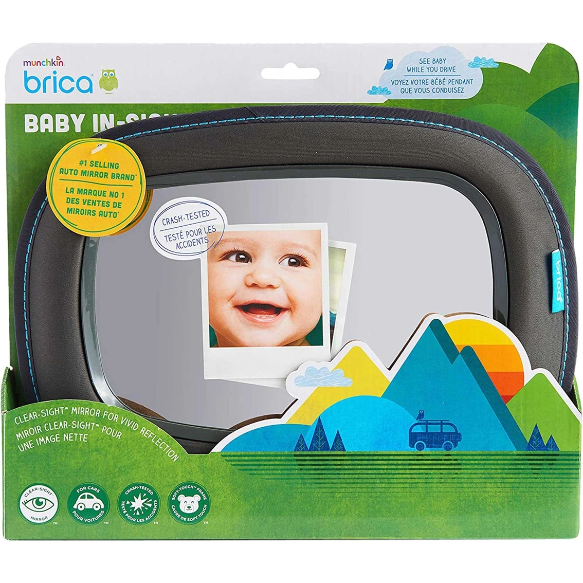 Promo β€οΈ Brica By Munchkin Baby In Sight Mirror π 3 Promo β€οΈ Brica By Munchkin Baby In Sight Mirror π