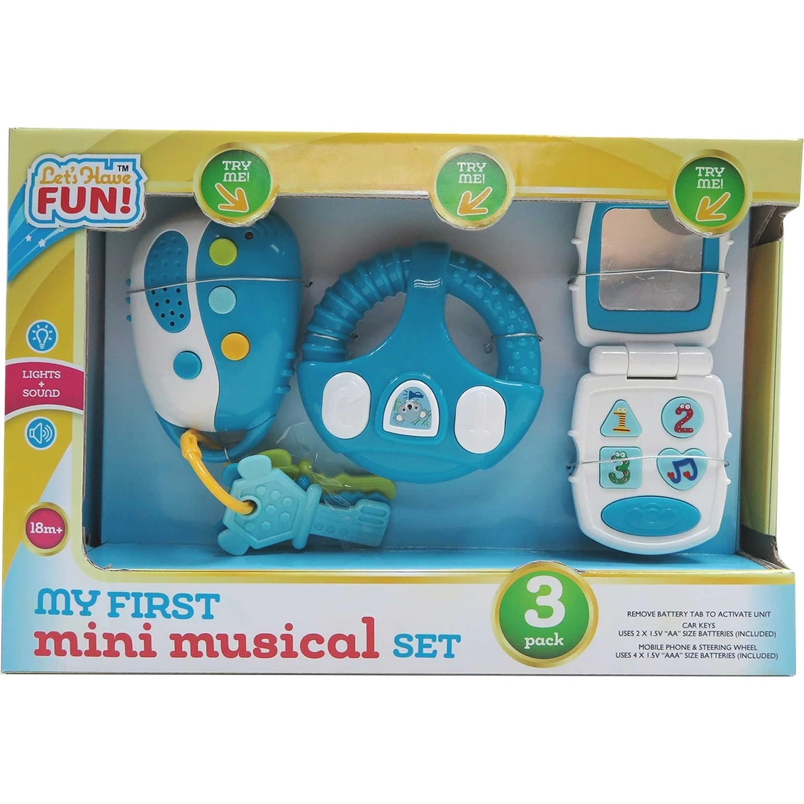 Brand new π Agglo Corp LTD Let's Have Fun My 1st Musical Toy 3 Pk. π 3 Brand new π Agglo Corp LTD Let's Have Fun My 1st Musical Toy 3 Pk. π
