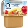 Flash Sale 😍 Gerber 2nd Foods Apple Strawberry Banana 4 Oz. Tub 2 Pk. 👏