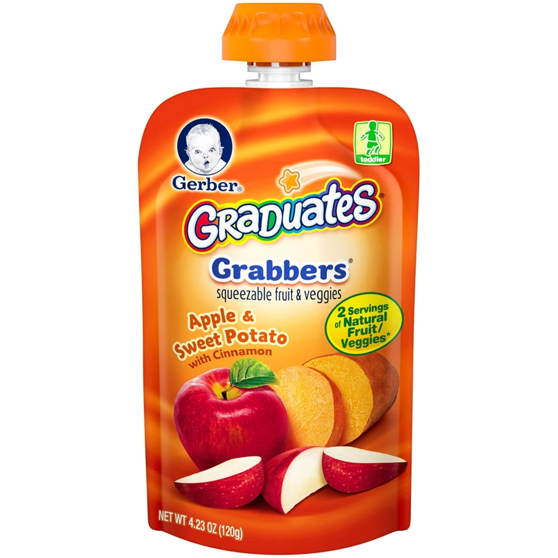 Discount π₯ Gerber Graduates Grabbers Apple And Sweet Potato 4.23 Oz. Squeezable Pouch β 3 Discount π₯ Gerber Graduates Grabbers Apple And Sweet Potato 4.23 Oz. Squeezable Pouch β