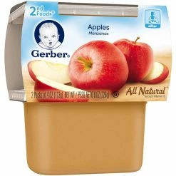 Cheapest 👍 Gerber 2nd Foods Apples 4 Oz. Tub 2 Pk. ✔️
