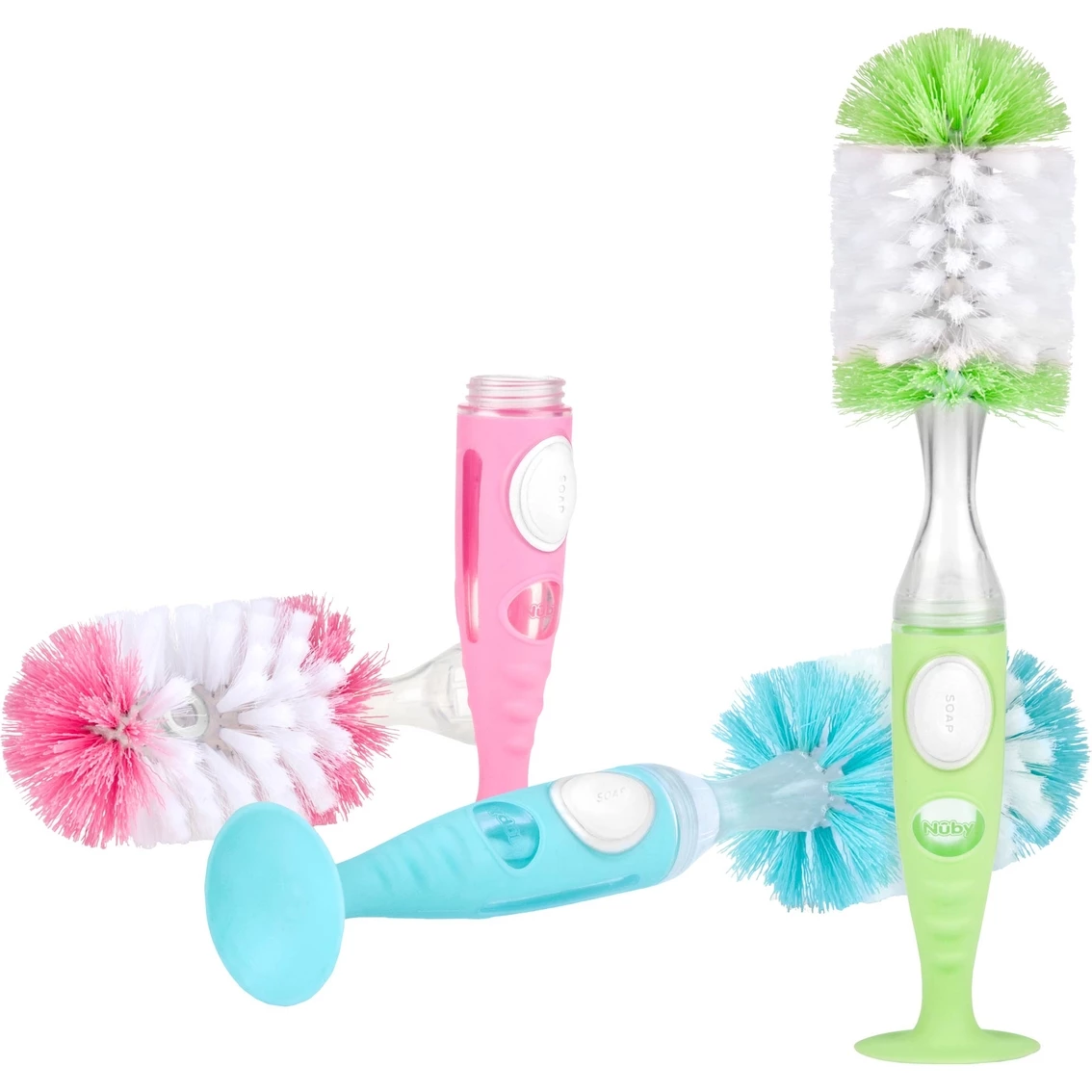 Cheap π― Nuby Easy Clean Soap Dispensing Bottle Brush π₯° 3 Cheap π― Nuby Easy Clean Soap Dispensing Bottle Brush π₯°