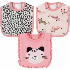Best reviews of 🎉 Gerber Infant 👧 Girls Leopard Terry Bib 3 Pk. 🧨