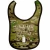 Buy 💯 Trooper Clothing Infant Boys Multicam Armed And Ready For Bottle Cotton Bib 🌟