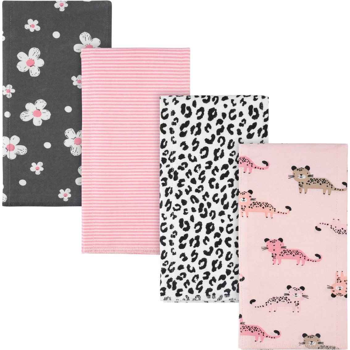 Buy β¨ Gerber Infant π§ Girls Leopard Interlock / Terry Burpcloth 4 Pk. β€οΈ 3 Buy β¨ Gerber Infant π§ Girls Leopard Interlock / Terry Burpcloth 4 Pk. β€οΈ