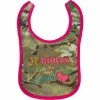 Discount 🧨 Trooper Clothing Infant 👧 Girls Multicam 🥾 Boots And Bows Cotton Bib ✨
