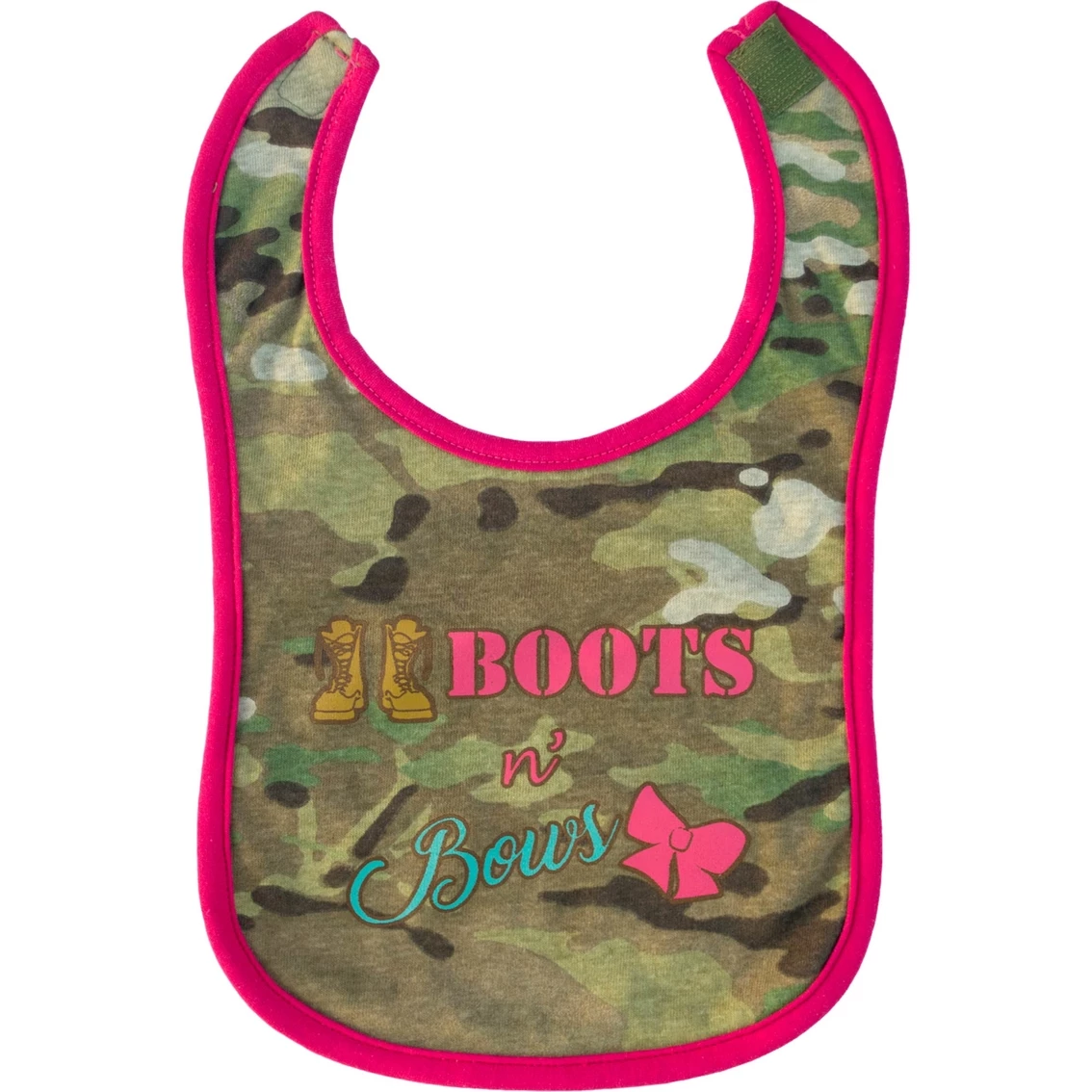 Discount 𧨠Trooper Clothing Infant π§ Girls Multicam π₯Ύ Boots And Bows Cotton Bib β¨ 3 Discount 𧨠Trooper Clothing Infant π§ Girls Multicam π₯Ύ Boots And Bows Cotton Bib β¨