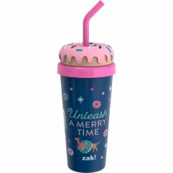 Budget 😉 Zak Holiday Donut Super Sipper Tumbler 18 Oz. ⌛