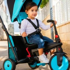 Best Pirce 🔔 SmarTrike STR3 Blue 6 In 1 Stroller Tricycle ⭐ -Baby toys Sales unnamed file 562