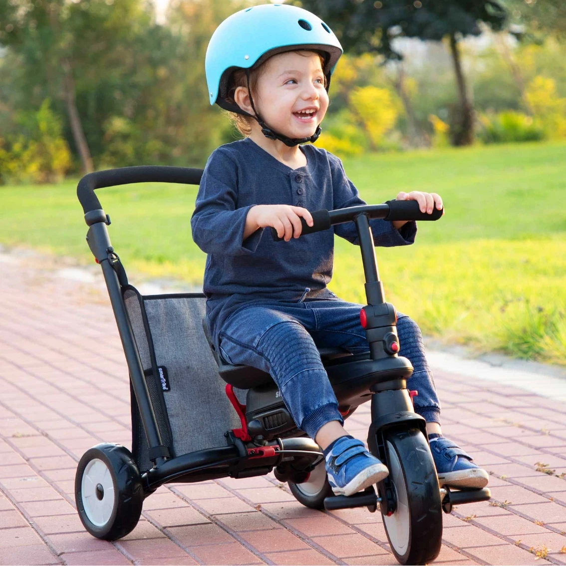 Best deal π₯ SmarTrike STR5 Gray 6 In 1 Stroller Tricycle π 6 Best deal π₯ SmarTrike STR5 Gray 6 In 1 Stroller Tricycle π - Image 4