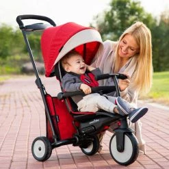 Coupon 😀 SmarTrike STR5 Red 6 In 1 Stroller Tricycle 🛒 -Baby toys Sales unnamed file 608