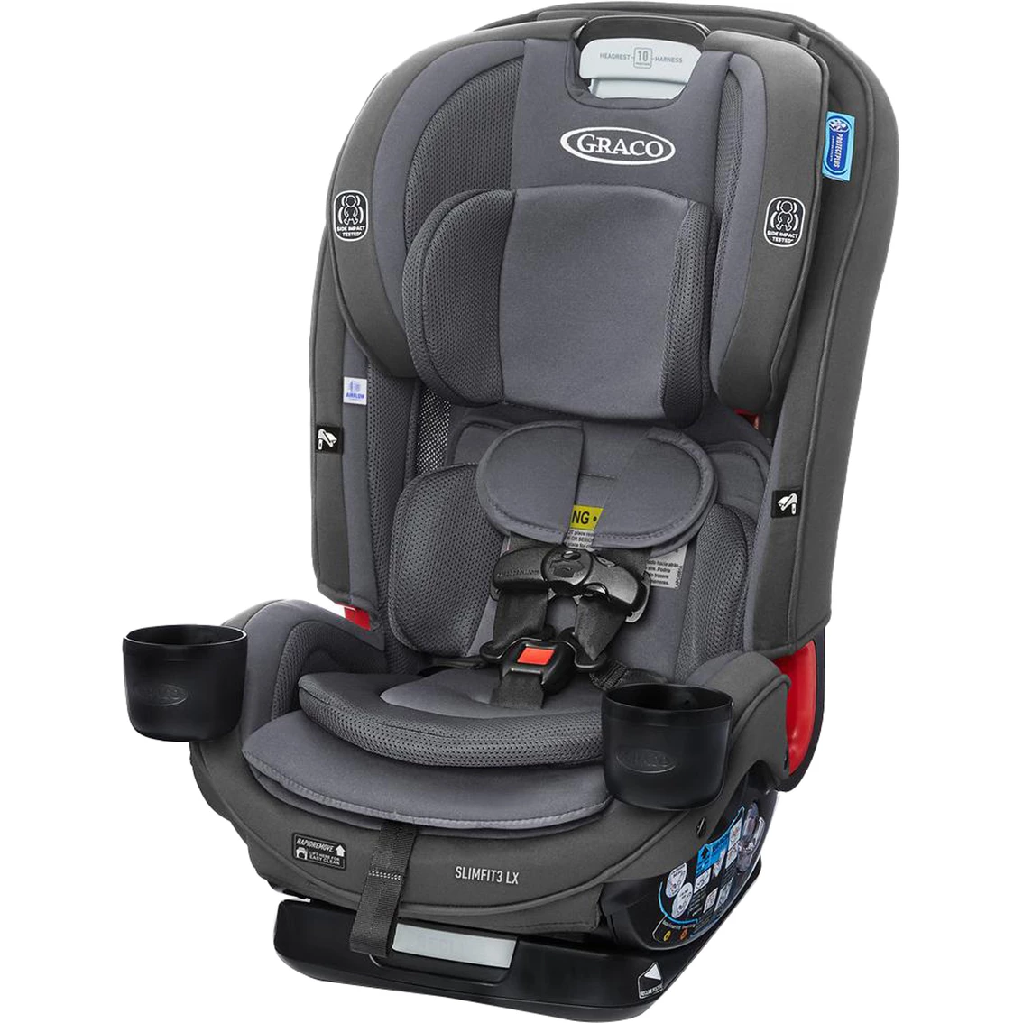 Budget π Graco SlimFit3 LX 3 In 1 Convertible Car Seat, Kunningham π 3 Budget π Graco SlimFit3 LX 3 In 1 Convertible Car Seat, Kunningham π